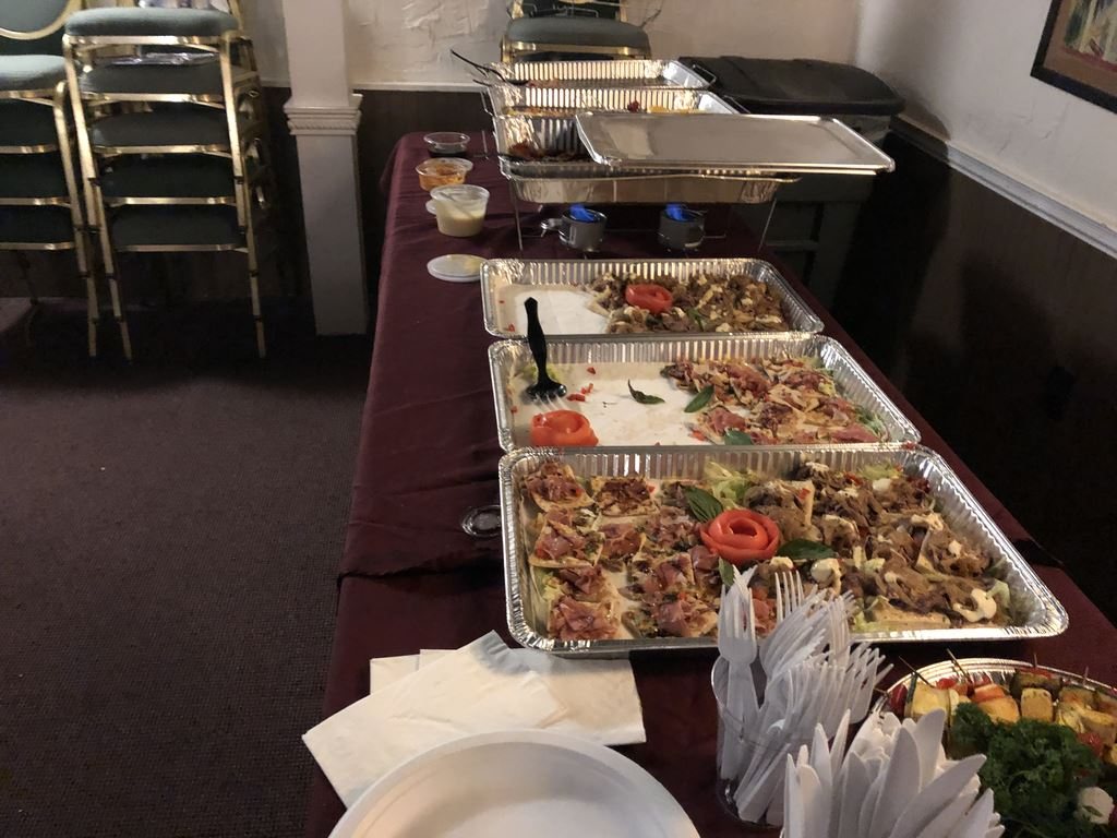 Catered club dinner