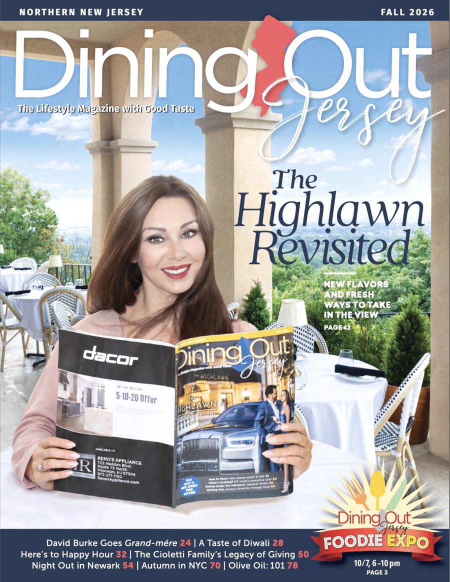 Dining Out Jersey, Northern New Jersey Fall 2026 cover